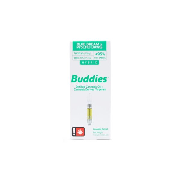 buy Buddies CBD Critical Cookies Distillate Cartridge 1g online