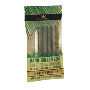 Buy King Palm Hand Rolled Leaf Mini Rolls 4-Pack online